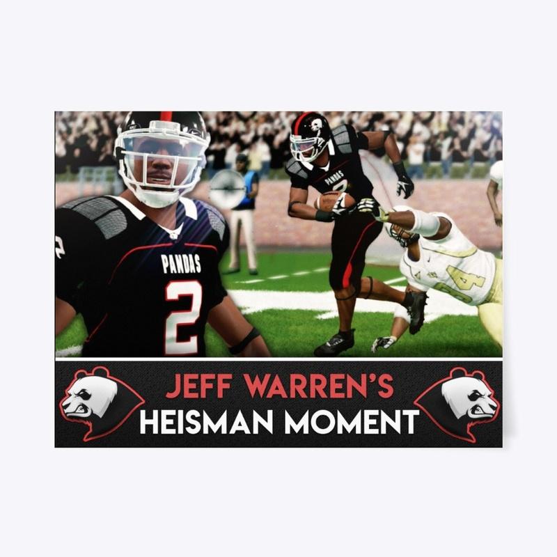 Jeff Warren's Heisman Moment Poster